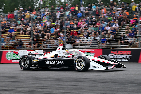 No. 2 Hitachi Dallara/Chevrolet car at Portland Grand Prix.